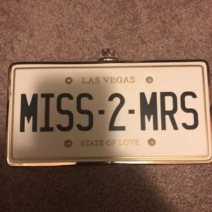NWT Miss to Mrs. bag/clutch